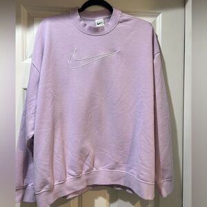 Nike Women's Pastel Purple Crew Neck Sweater